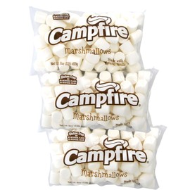 FireStix 3 Pounds of Campfire Large White Marshmallows - Made with Natural Vanilla, No Artificial Flavors - Great for Campfires, S'mores