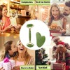Rodillo De Masaje Facial De Jade Gua Sha Rejuvenece Kit