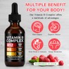 Vitamin B Complex Liquid Drops, 60ml High Strength B-Vitamin Complex