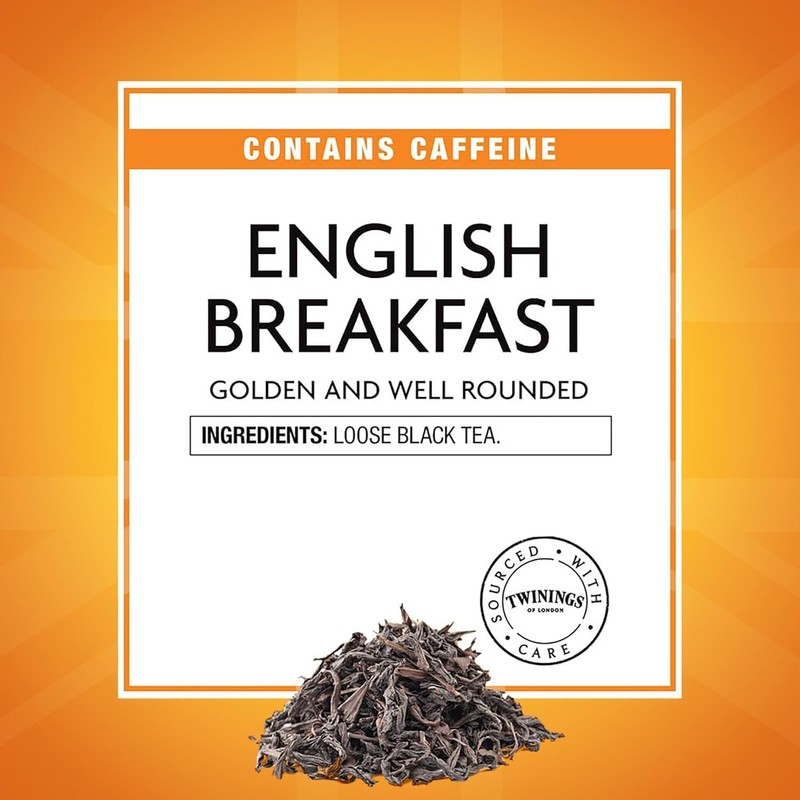 Twinings English Breakfast Loose Tea Tin, 3.53 Ounce Tin (Pack