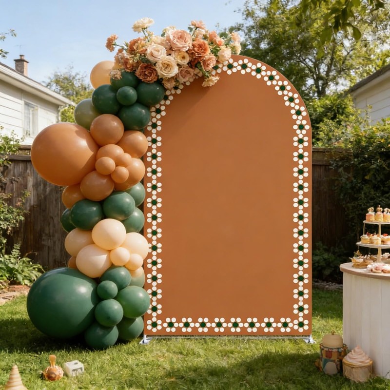 Mexican Fiesta Theme Arch Backdrop Cover Baby Shower Baptism Wedding