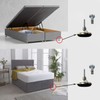 Just Accessories Chrome Furniture Bed Feet Leg Glides Castors and