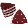 Delta Sanding Triangles with Velcro, 120 Sheets Mix Set, 93