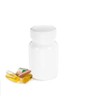 5 Piezas Pastillero de Bolsillo Cilíndrico 80 Cc de PET