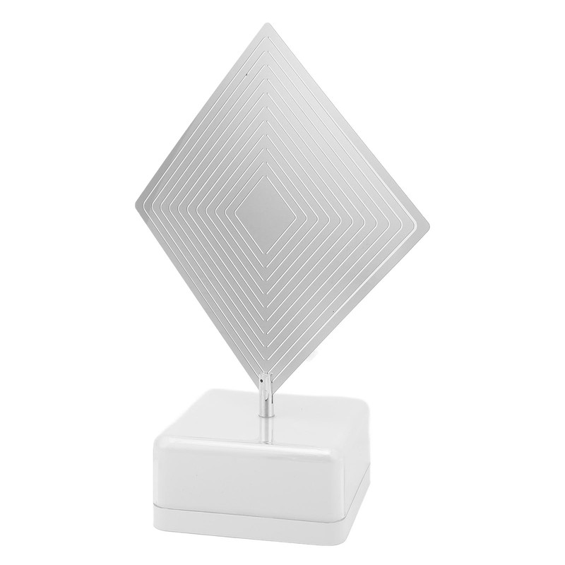 3D Metal Sheet Night Light Rotation Rechargeable Decoration 3D Night