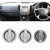3pcs AC Climate Control Knobs UB9B 61 195 4980165 Air