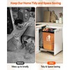 LIONONLY Pull Out Trash Can Under Cabinet Kit with Soft-Close