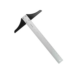 Pacific Arc: T-Square, Aluminum, Scholastic - inch/Metric 18" Drawing and Design Tool for Students and Professionals, Great for Carpentry, Drafting Architecture, Engineering, and Art