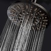 AquaDance OIL RUBBED BRONZE High Pressure 6-Setting 7" Rain Shower