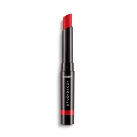 Cyzone – Studio Look Labial en Barra Supermate Lips | Acabado Powder Matte, 5 Beneficios, Alta Precisión, Larga Duración 13H, Hidratación Extrema | No Transfer (Vivid Red)