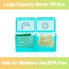 Monthly Pill Organizer 2 Times a Day,30 Day Pill Organizer