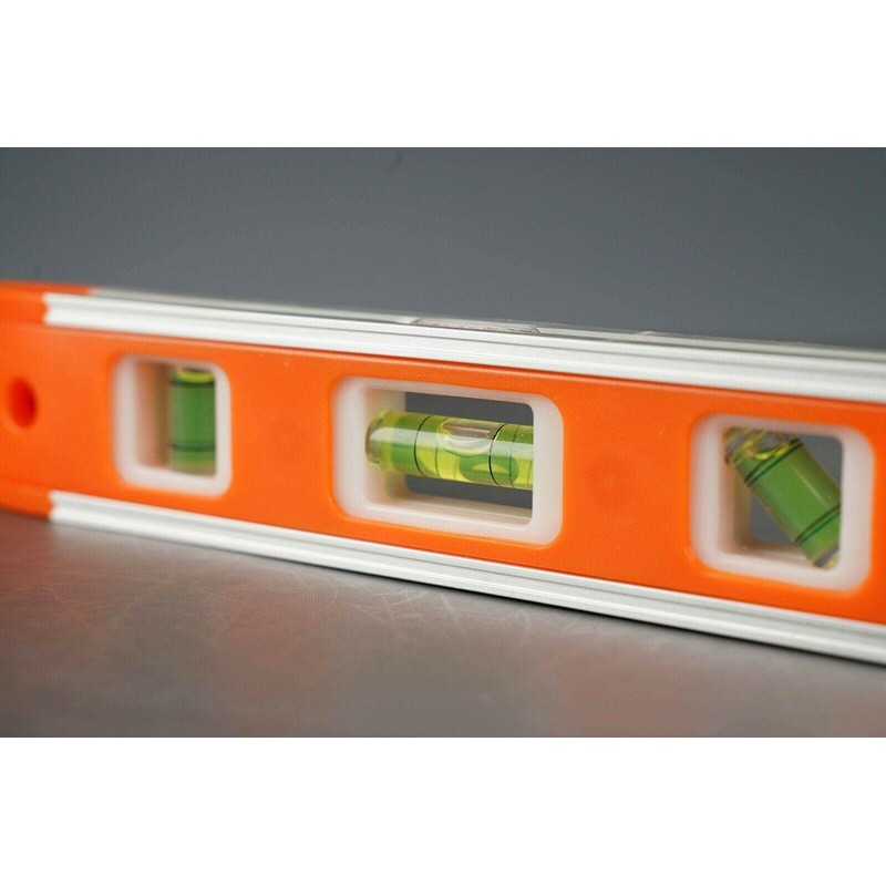 TOOLSTEK WOKIN Magnetic Spirit Levels Shock Proof Torpedo Level 22.5cm