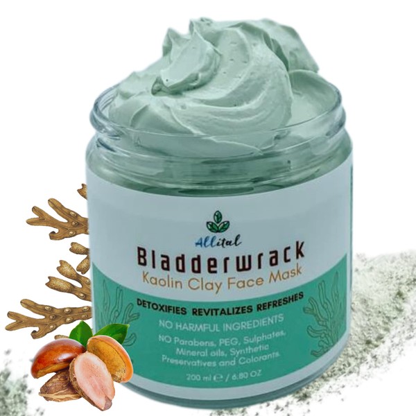 Bladderwrack Face Mask Skincare with Kaolin Clay & African Shea