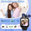 Kids Waterproof Smart Watch with 32 Games HD Touchscreen Dual