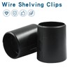 LifCratms 32Pcs (16 Pairs) Wire Shelf Clips, 1.5"(38mm) Post Wire