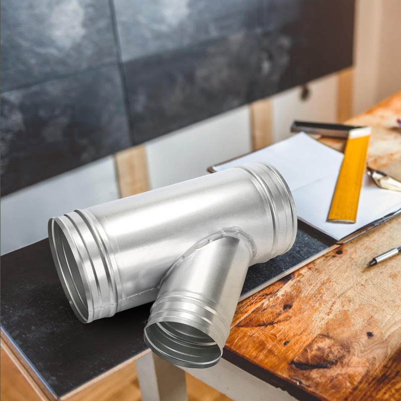 SOUJOY 6" to 4" Branch Y-Shape Ducting Connector, 45 Degree
