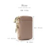 Liz Days Key Case, Smart, Genuine Leather, Simple, Stylish, Carabiner,