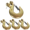 Yision 4pcs Clevis Slip Hook 3/8 Inch with Safety Latch,