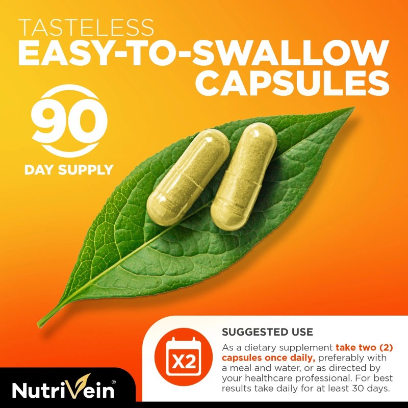 Nutrivein Liposomal Vitamin C 1650mg -180 Capsules - High Absorption