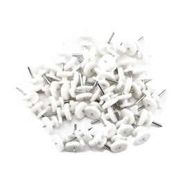 yueton 50pcs Mini Wall Mount Non-Mark Hooks Picture Photo Frame Hangers