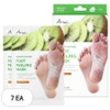 Arial Smooth & Pure Exfoliating Kiwi Foot Peeling Mask, 68g, 7 pieces, 2 sheets / 아리얼 스무스 앤 퓨어 엑스폴레이팅 키위 풋 필링 마스크, 68g, 7개, 2매