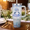 Jiaazerd Penguin Tumbler, 40 oz Insulated Water Bottle With Handle