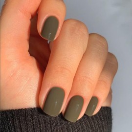 Baby Green Press on Nails Short,Gel Nails Press on,Summer Fake Nails Short Solid Color Glue on Nails Set for Holiday,Prom,Acrylic Nails Press on Short False Nails for Daily Wear