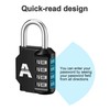 Vervida Combination Padlock for Locker 4-Digit Combo Lock Outdoor Waterproof
