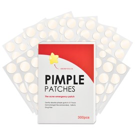 300 Pcs Pimple Patches Salicylic Acid Spot Patches Hydrocolloid Invisible Blemish Spot Facial Skin Care Treatment Acne Patch For Day and Night Use 2-in 1