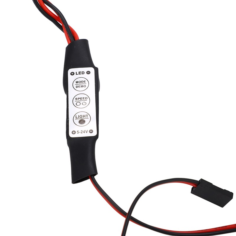 RC Car Headlight 3W Bright Light 8 Dynamic Modes Fit