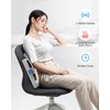 COMFIER Heated Lumbar Support Pillow with Vibration Massage, Back Support