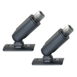 RLECS 2PCS Black Sloped Ceiling Adapter 180 Degree Swivel Sloped Ceiling Light Adapter M10 Thread Chandeliers Ceiling Pendant Lighting Adapter for Chandelier Ceiling Pendant Light