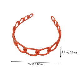 CALLARON 10 Pcs Hair Hoops for Women Frosted Simple Hair Accessories Universal Size Headbands Lightweight Comfortable Hairwear for Parties Photos Daily Wear
