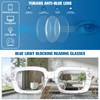 YUKANG Reading Glasses for Women Men Blue Light Blocking Square
