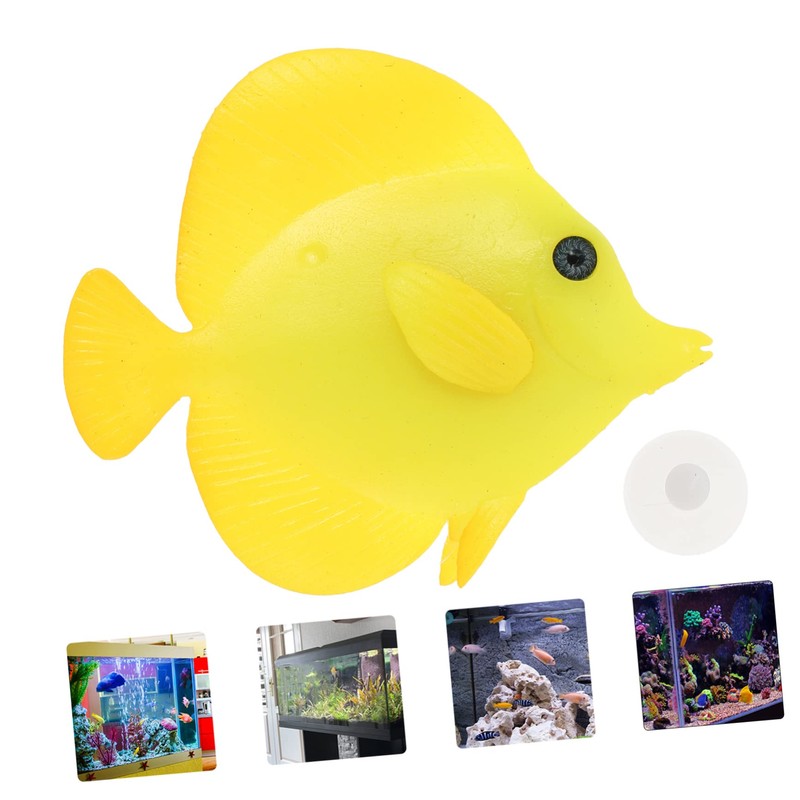 Sosoport 2 Pcs Fish Tank Artificial Fish Aquatic Simulation Decor