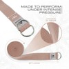 Yoga Strap Belt with Metal D-Ring Buckle, 6ft long &