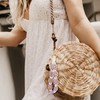 DIVINA VITAE Macrame Keychain Handmade Wrist Keychain for Women Cute
