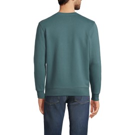 Lands' End M Serious Sweats LS Crew Sweatshirt Tourmaline Regular X-Large