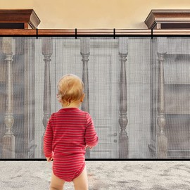 Stair Safety Net, 3 Metres Stair Railing Safety Net, Safety Net, Baby Balcony Net, Stair Railing Fence Mesh, Safety Net for Children, Safety Net Stairs, for Babies and Pets