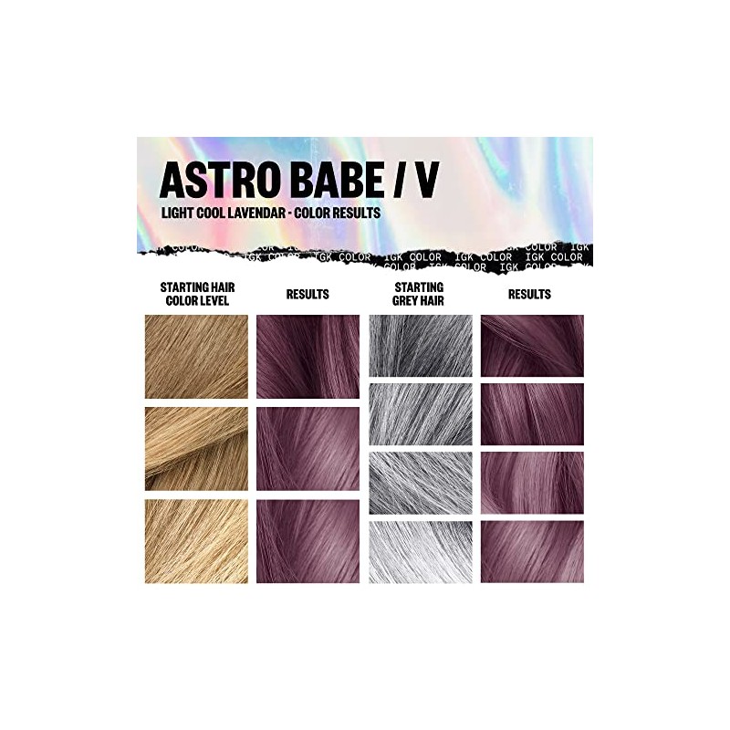 IGK Permanent Color Kit ASTRO BABE, 4.57 fl. oz.