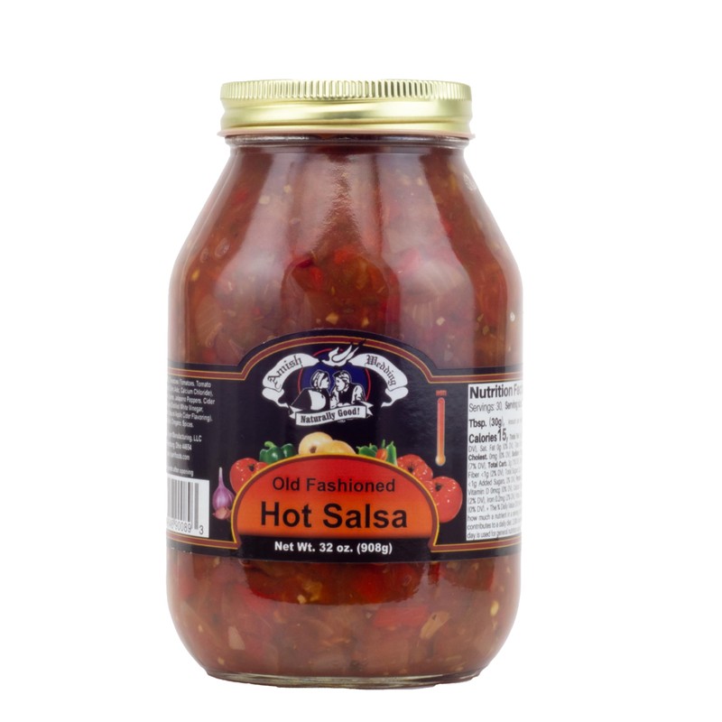 Amish Wedding Hot Salsa 32oz (Pack of 2)