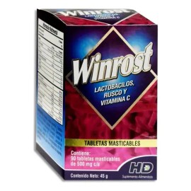 Winrost Probióticos Lactobacilos Vitamina C 90 Tabletas