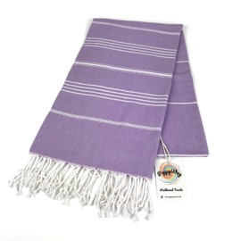 PeppyWay Turkish Towel,Large Hammam Towel,Turkish Beach Towels,Peshtemal Towel,%100 Cotton,Lightweight,Swimming,Quick Dry,Space Saver,Absorbent,Sand Free,Holiday Essential,Gym,Beach,Spa,Bath,Travel