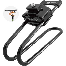 GORIX Bicycle Saddle Suspension (GX-SSP) Spring Shock Absorption for Road Surfaces, Road Bikes, MTB and Other Bike Shocks, Matte Black