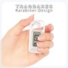 3D Simple Walking Pedometer, Portable Carabiner Pedometer Pedometer Pedometer with