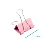 AKORD 25 mm Metal Binder Clip Clamp - Assorted Colours