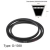 sourcing map O-1350 V-Belt Drive Belt 1350 mm Rubber for
