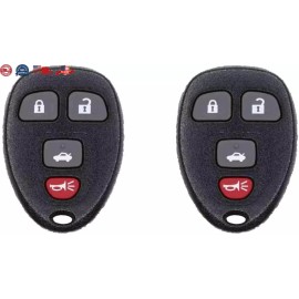 Darycom Repair Car Key Fob Keyless Entry Remote for 2007 Saturn Aura - FCC KOBGT04A (2 Pack)