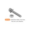 METALLIXITY 20 Pcs Hex Head Bolts (M4x25mm) 304 Stainless Steel