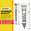 Heavy Duty Drywall Anchors and Screws Kit Including Toggle Anchors